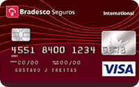 Cartão Bradesco Seguros Visa Internacional